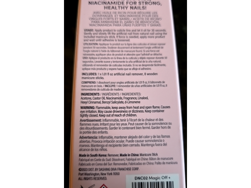 Dashing Diva Magic Off + Remover, 1.01 fl oz/30 mL