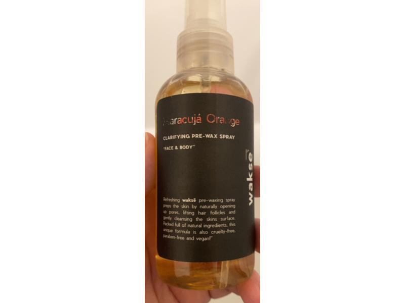 Wakse Clarifying Pre-Wax Spray, Maracuja Orange, 4 fl oz/113 g