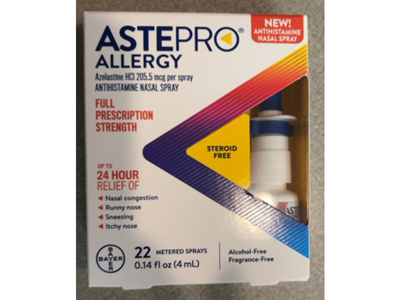 Astepro Antihistamine Nasal Spray, 22 Metered, 0.14 fl oz/4 mL