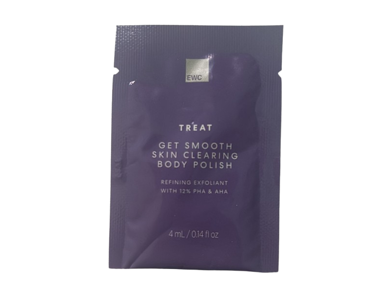 EWC Get Smooth Skin Clearing Body Polish, Treat, 0.14 fl oz/4 mL