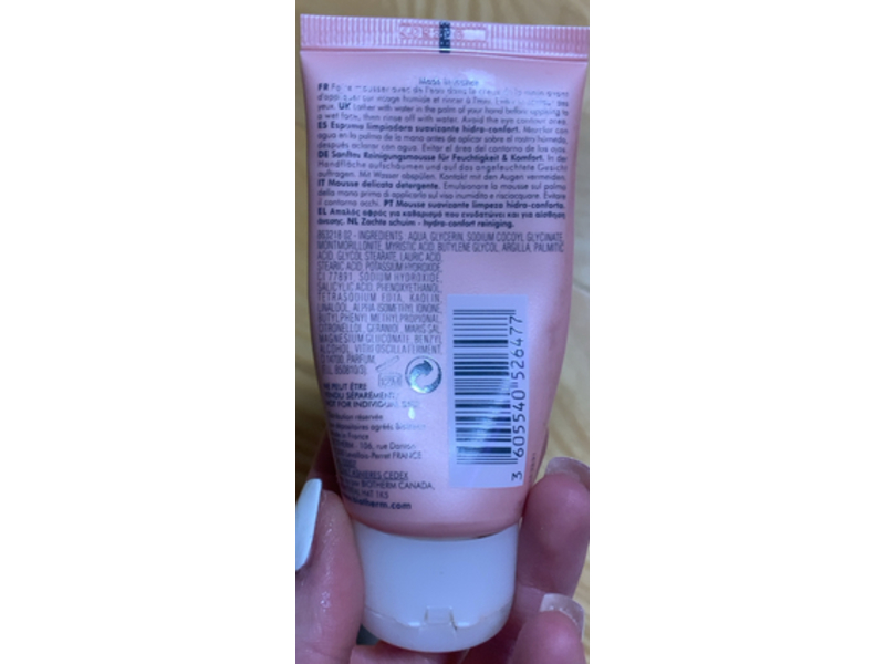 Biotherm Biosource Smooth Foam hydra-comfort cleansing, 1.69 fl oz/50 mL