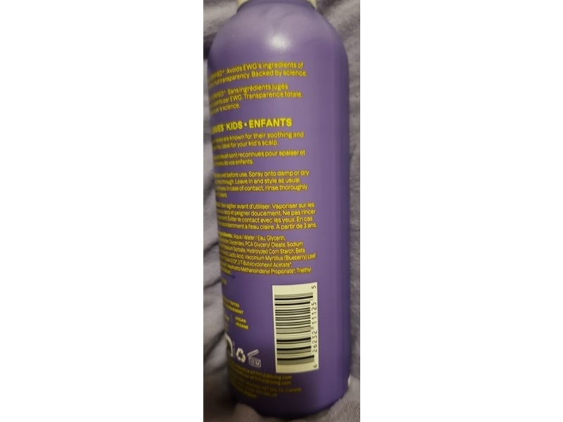 Attitude Super Leaves Hair Detangler, Vanilla & Pear, 8 fl oz/240 mL