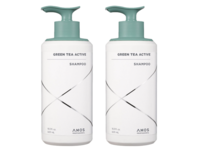Amos Professional Shampoo, Green Tea Active, 16.9 fl oz/500 mL, Pack Of 2 - thumbnail 1
