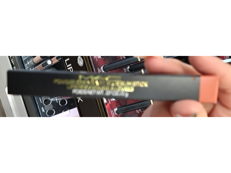 M.A.C Powder Kiss Velvet Blur Slim Stick Lipstick, 895 Sorry Not Sorry, 0.07 oz/2 g