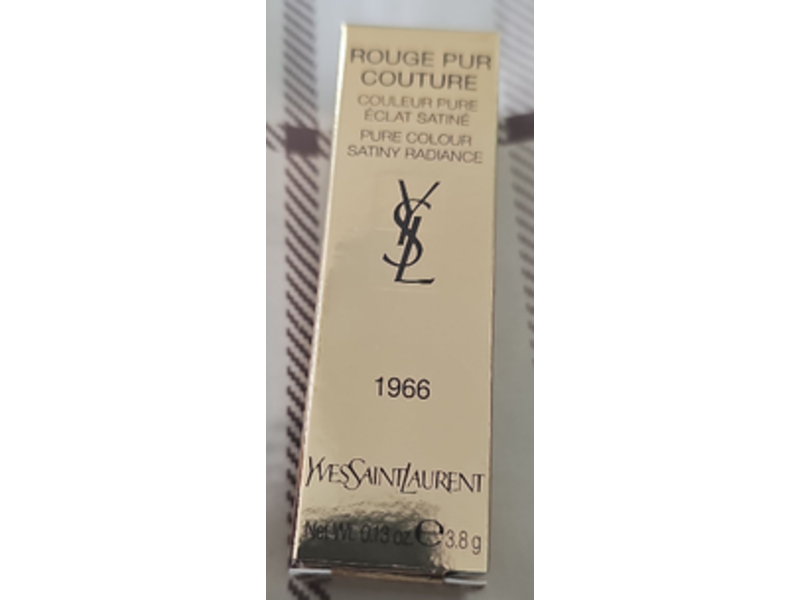 Yves Saint Laurent Rouge Pur Couture Pure Colour Satiny Radiance Lipstick , 1966, 0.13 oz/3.8 g