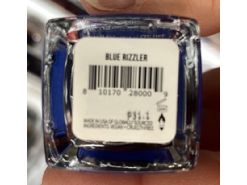 Holo Taco Nail Polish, Blue Rizzler, 0.4 fl oz/12 mL