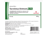 Tacrolimus Ointment, 0.1%, 100 g, Glenmark Pharmaceulticals (RX) - thumbnail 1
