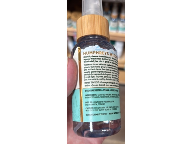 Humphreys Nourishing Mist, Witch Hazel, Aloe & Vitamin E, 3.3 fl oz/97 mL