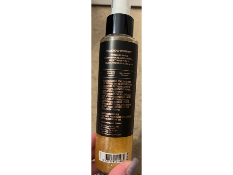 Bath & Body Works Into The Night Shimmer Mist, Diamond, 4.9 fl oz/146 mL