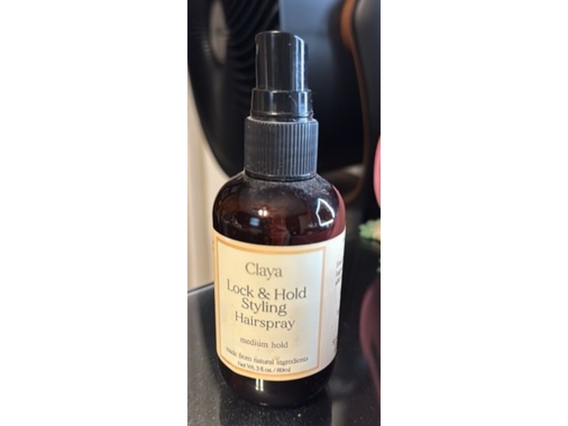 Claya Lock & Hold Styling Hairspray, 3 fl oz/89 mL