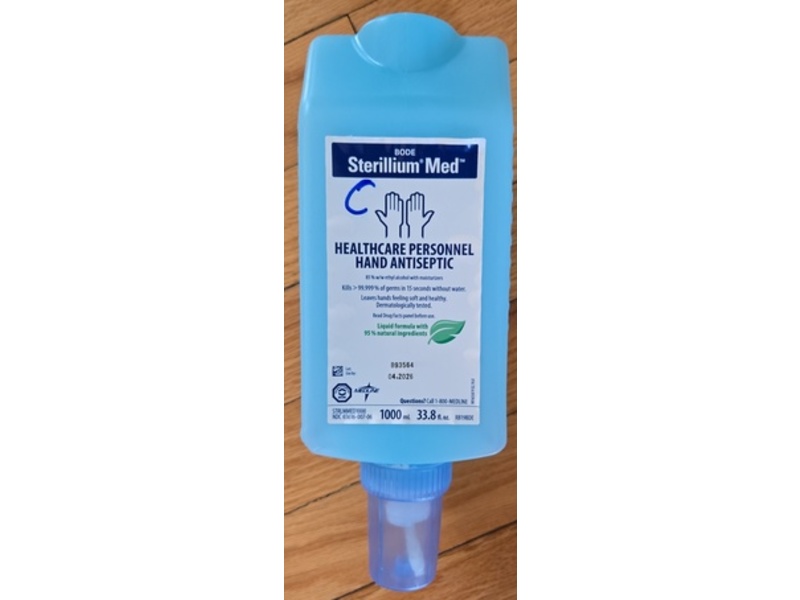 Medline Sterillium Med Liquid Hand Antiseptic, 3.8 fl oz/1000 mL