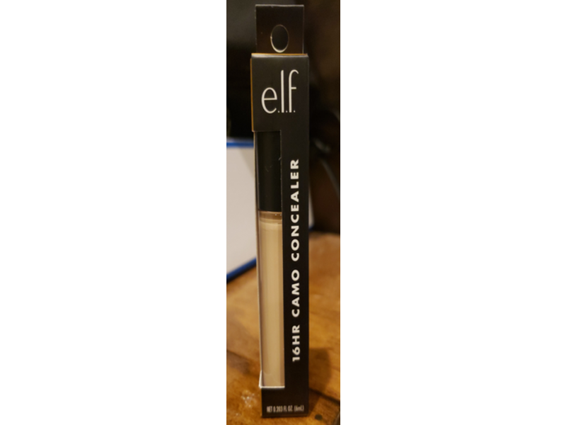e.l.f. Cosmetics 16HR Camo Concealer, Medium Sand, 0.203 Fl Oz/6mL