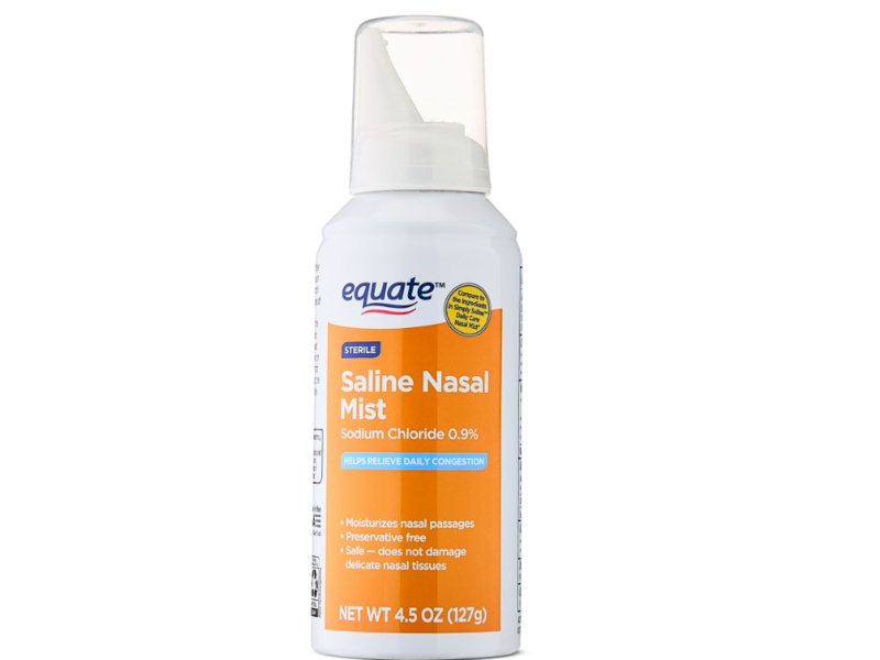 Equate Sterile Saline Nasal Mist, 4.5 oz/127 g