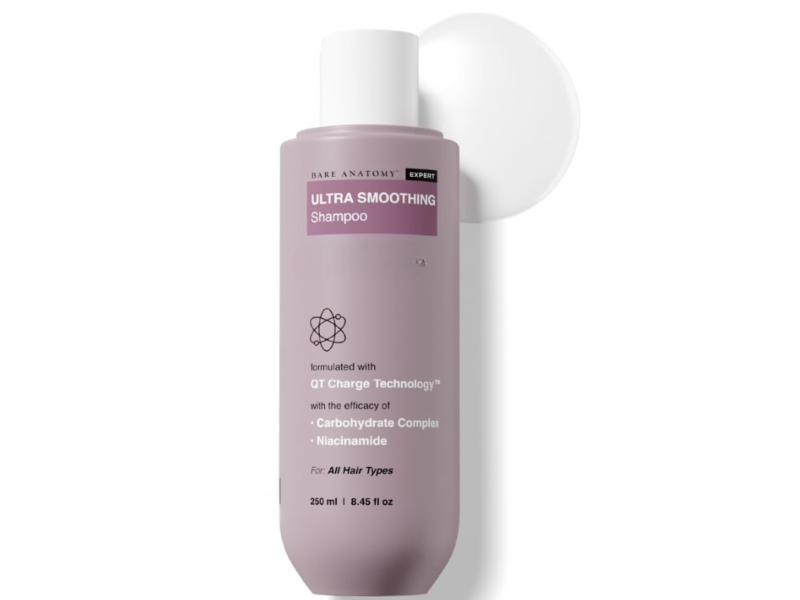 Bare Anatomy Ultra Smoothing Shampoo, Carbohydrate Complex, Niacinamide, 8.45 fl oz/250 mL