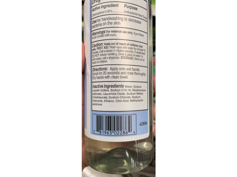 Berkley Green Dish Soap + Antibacterial Hand Soap, Powerful Clean, 25 fl oz/739 mL