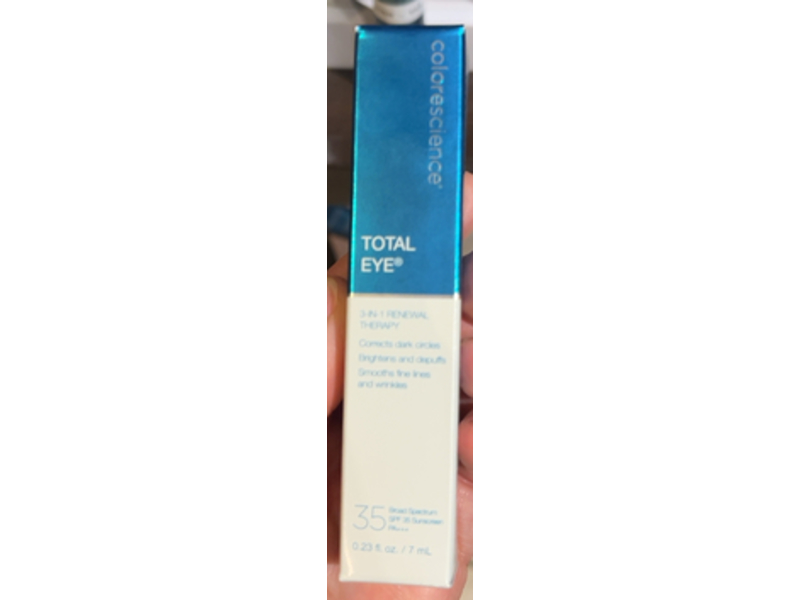 Colorescience Total Eye 3 In 1 Renewal Therapy, Tan, SPF 35, 0.23 fl oz/7 mL