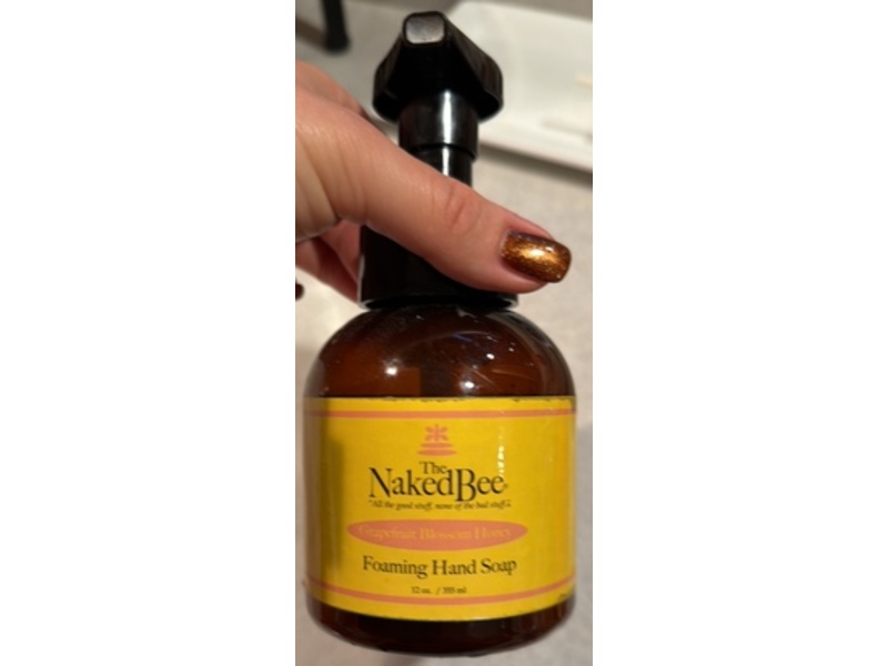 The Naked Bee Foaming Hand Soap, Grapefruit Blossom Honey, 12 oz/340 g