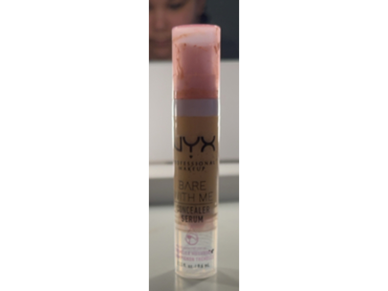 Nyx Professional Makeup Bare With Me Concealer Serum, 5.7 Light Tan, 0.32 fl oz/9.6 mL