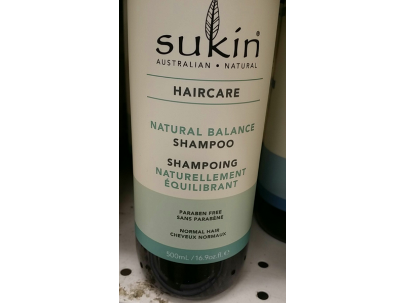 Sukin Haircare Natural Balance Shampoo, 16.9 fl oz/500 mL