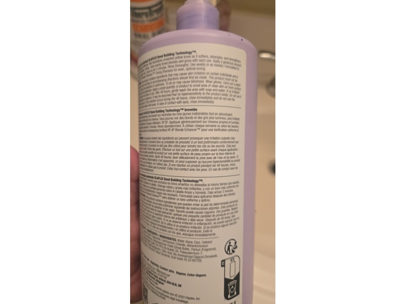 Olaplex Nº.5P Blonde Enhancer Purple Toning Conditioner, 33.81 fl oz/100 mL