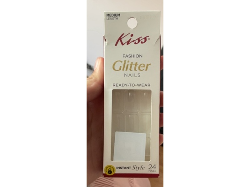 Kiss Glitter Nails, 24 Count