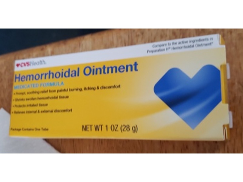 CVS Health Hemorrhoidal Ointment, 1 oz/28 g