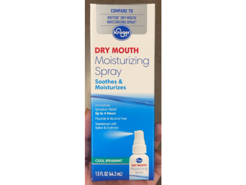 Kroger Dry Mouth Moisturizing Spray, 1.5 fl oz/44.3 mL