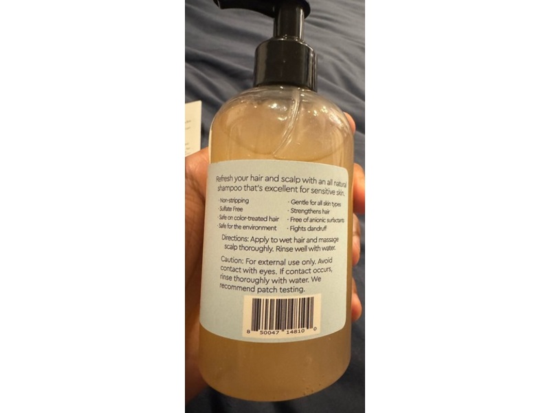 Claya Hair Care Shampoo, Fragrance-Free, 8 fl oz/237 mL