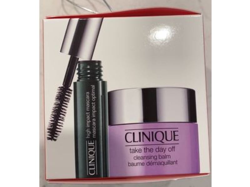 Clinique High Impact Mascara & Take The Day Off Cleansing Balm, Fragrance Free