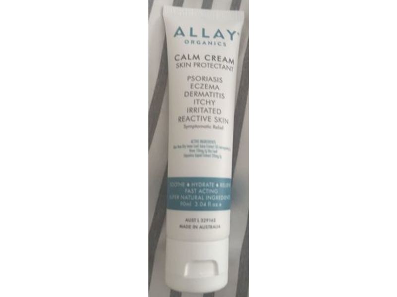 Allay Organics Calm Cream, 3.04 fl oz/90 mL