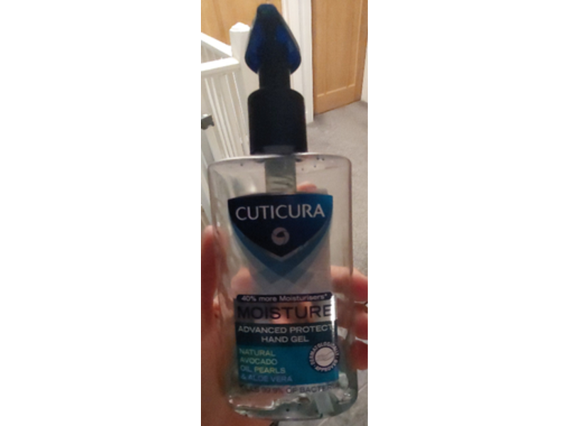 Cuticura Moisture Advanced Protect Hand Gel, Natural Avocado Oil Pearls & Aloe Vera, 250 mL, Pack Of 4