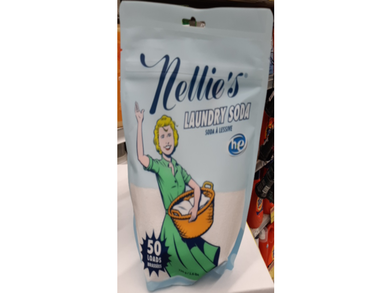 Nellie's Laundry Soda Concentrated Laundry Detergent, 50 Loads, 726 g