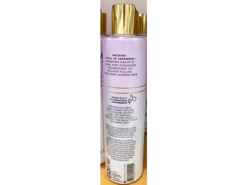 Michiru Senburi Extract & Silk Protein Fullness Conditioner, 9 fl oz/266 mL