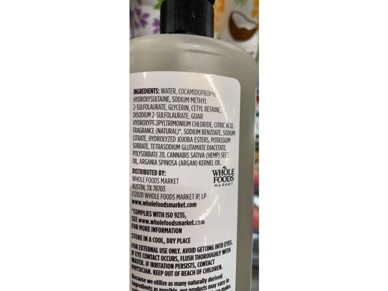 Whole Foods Market Moisture & Shine Shampoo, Lavender, 32 fl oz/946 mL
