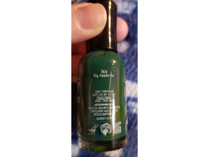 Sally Hansen Xtreme Wear Nail Color, Big Apple-Tini, 0.4 fl oz/11.8 mL