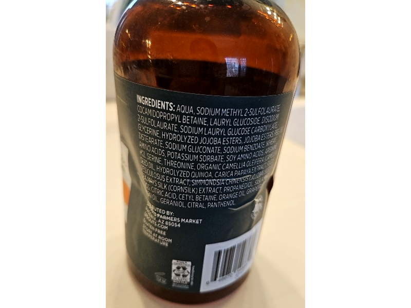 Real Root By Sprouts Soothing & Hydrating 2-In-1 Shampoo & Conditioner, Wild Orange, 16 fl oz/473 mL