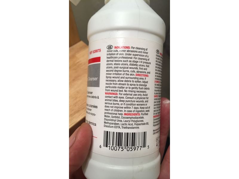 Hollister Restore Dermal Wound Cleanser, 8 fl oz/236 mL