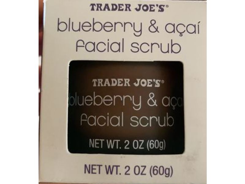 Trader Joe's Facial Scrub, Blueberry & Acai, 2 oz/60 g