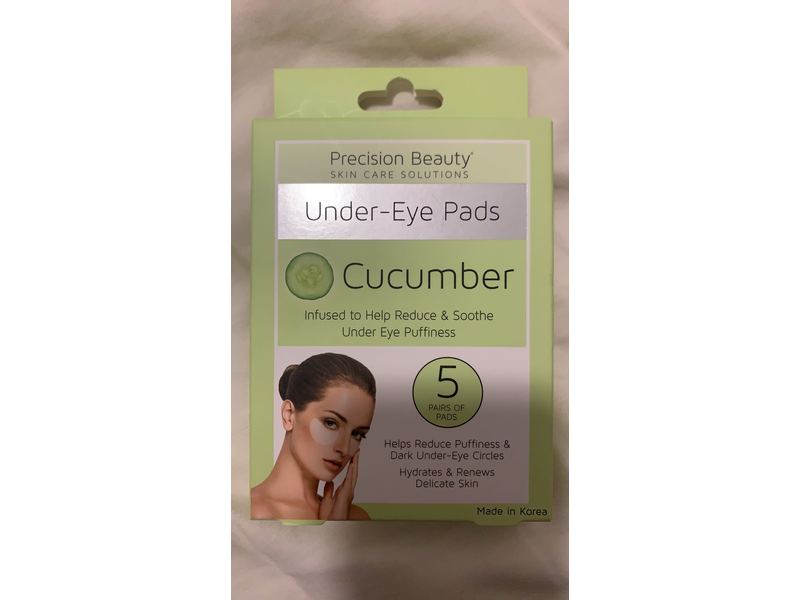 Precision Beauty Under-Eye Pads, Cucumber, 5 Count