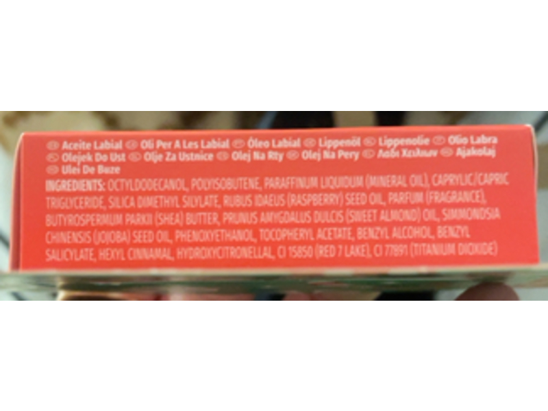 PS... Candy Cane Kiss Lip Oil, Marshmallow, 0.11 oz/3.3 mL