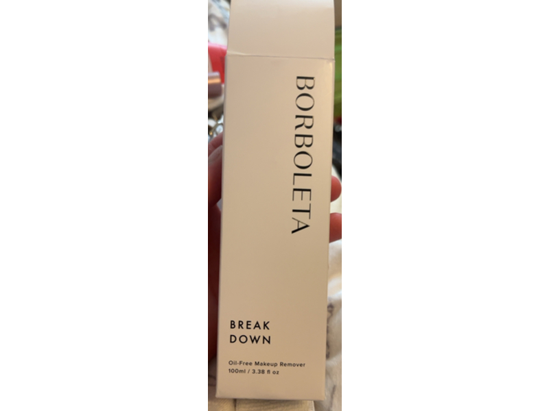 Borboleta Break Down Makeup Remover, 3.38 fl oz/100 mL