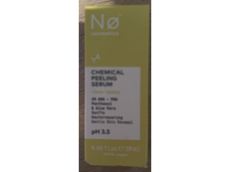 Nø Cosmetics Chemical Peeling Serum, PH 3.5, 0.64 fl oz/20 mL