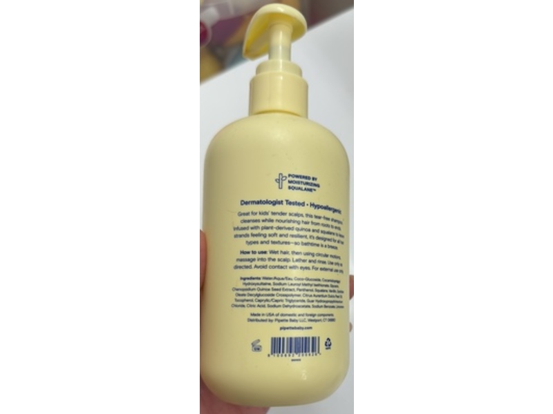 Pipette Nourishing Shampoo, Orange + Vanilla, 11.2 fl oz/330 mL, Pack Of 2