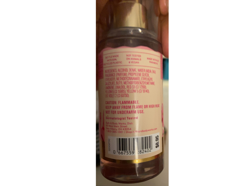 Bath & Body Works Fine Fragrance Mist, Strawberry Pound Cake, 2.5 fl oz/75mL