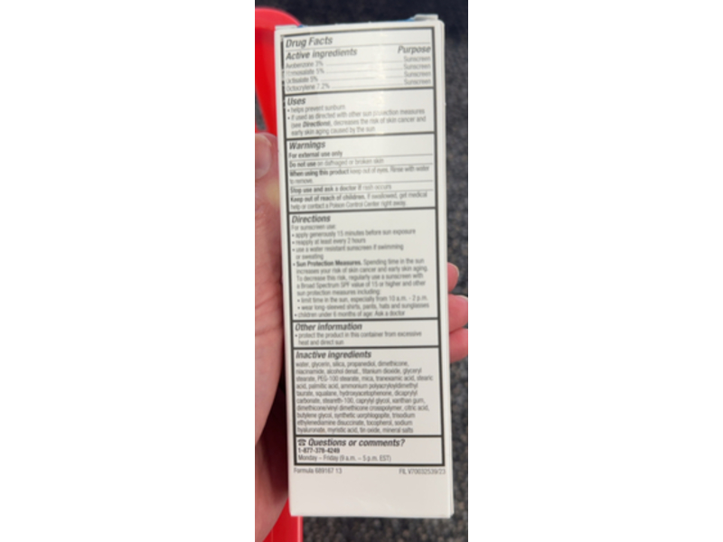 Vichy Mineral 89 Moisture Boosting Daily Cream Sunscreen, SPF 30, 1.69 fl oz/50 mL