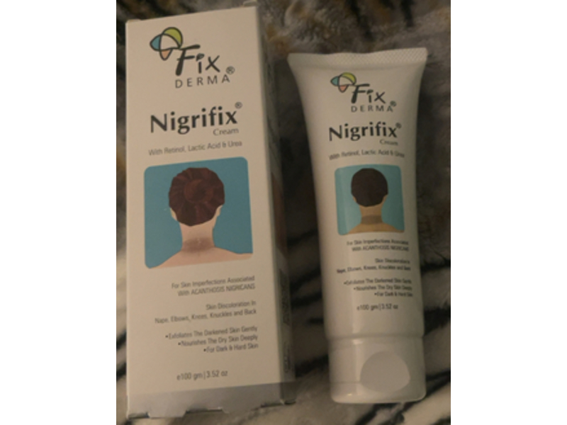 Fixderma Nigrifix Cream, Retinol, lactic Acid, Urea, 3.52 oz/100 g