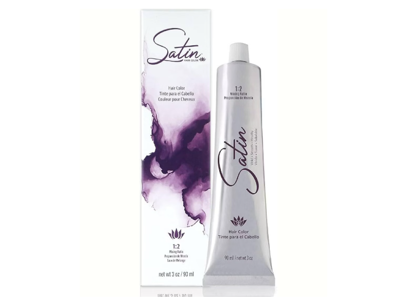 Satin Permanent Hair Color, 1N Black, 3 oz/90 mL
