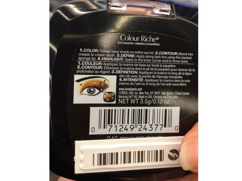 L'Oreal Paris Colour Riche Dual Effects Eye Shadow, 240 Treasured Bronze, 0.12 oz/3.5 g
