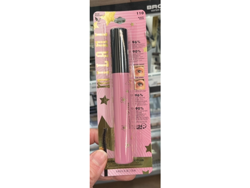 Milani Highly Rated Fan Club Fanning Mascara, 110 Black, 0.43 fl oz/13 mL