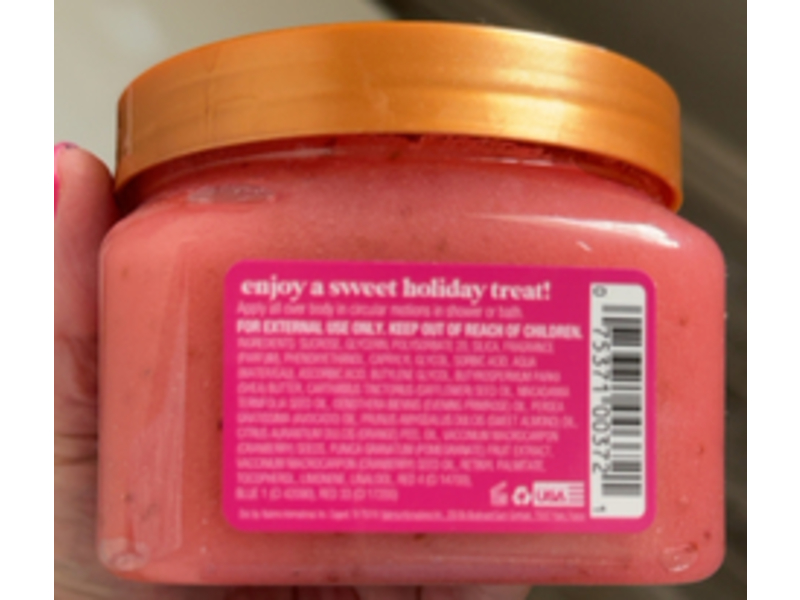 Tree Hut Shea Sugar Scrub, Berry Bright, 18 oz/510 g